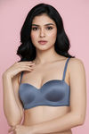 Zivame At Work Padded Wired 3/4Th Coverage Strapless Bra - Vintage Indigo — thumbnail 1